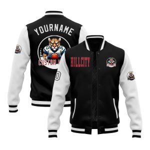 Custom Glitter  Two Tone Varsity Letterman Football Team Game Day Jacket