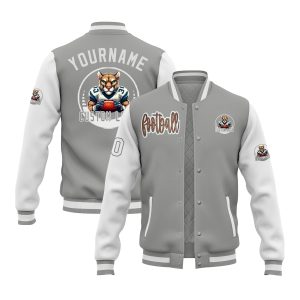 Custom Two Tone Glitter  Varsity Letterman Team Football Game Day Jacket